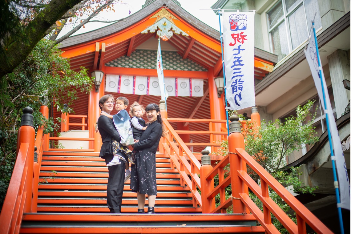 竹部 祐樹が撮影した家族写真の出張撮影のアルバム「七五三＠佐世保[宮地嶽神社]」