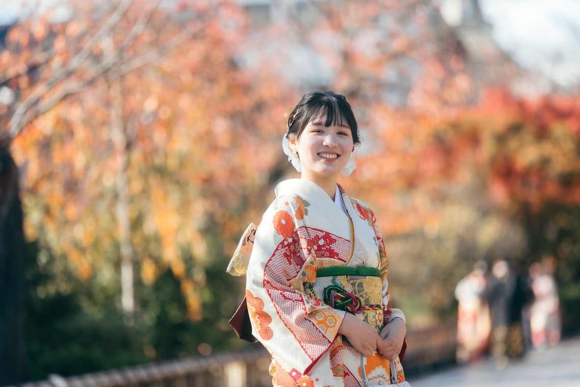 株式会社Ervaが撮影した「成人式前撮り（祗園白川）」の写真