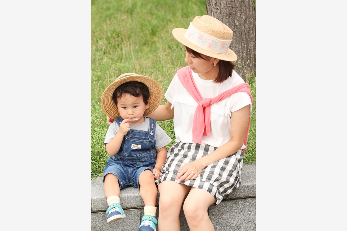 今井写真事務所　今井　良が撮影した「お台場での家族撮影」の写真