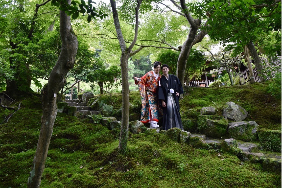 Photo of Pre Weddingphotoshoot at Nara with kimono in spring to summer taken by Kiki photo works