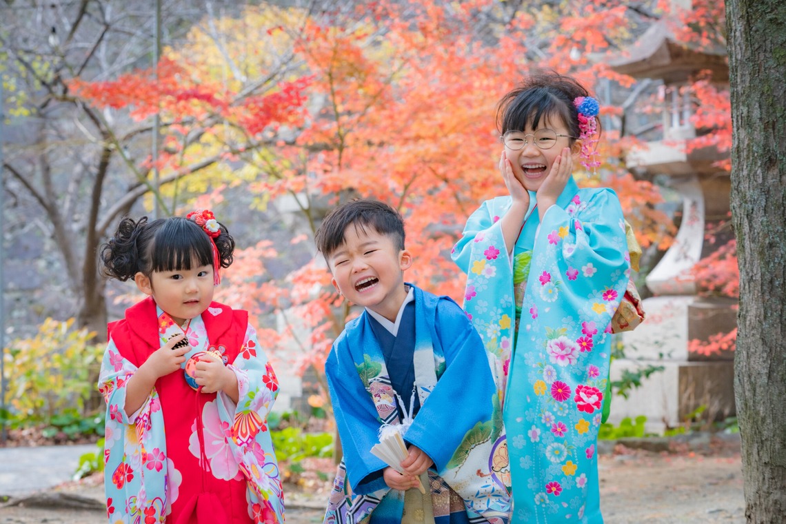 ビブリッジが出張撮影した家族写真(キッズ,ベビーフォト)などが写った「753フォト」の家族写真