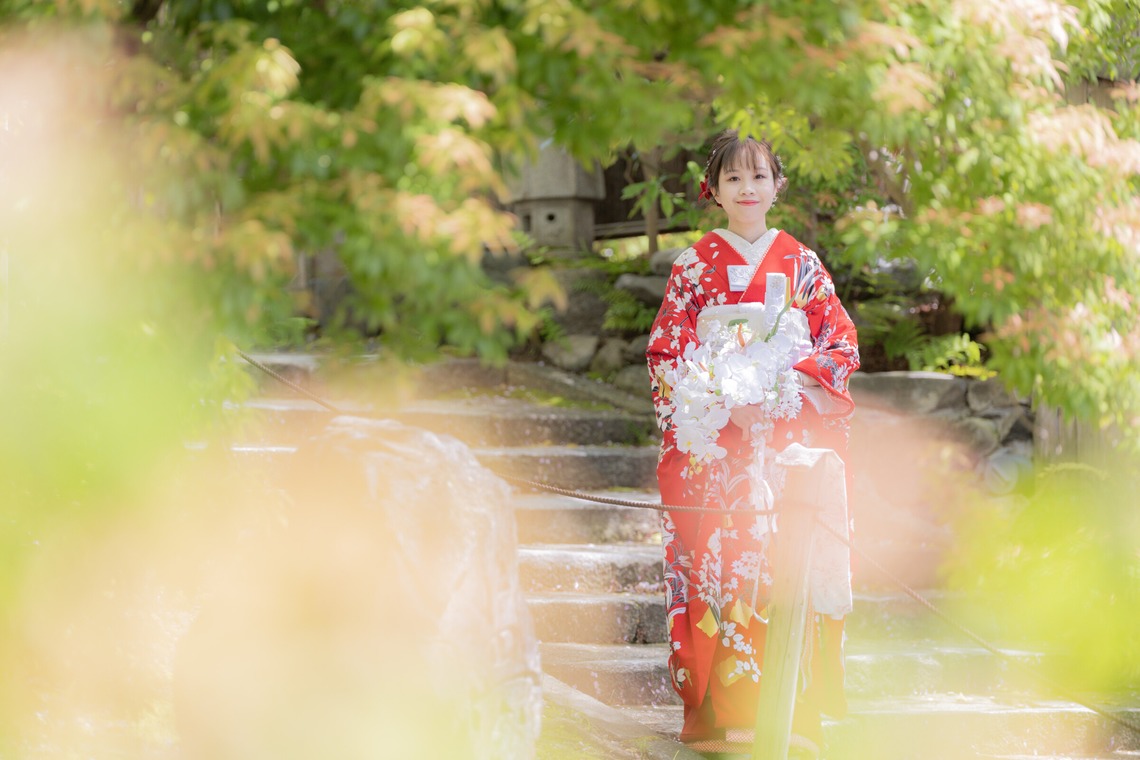 Photo of Japanese style pre-wedding photo shoot taken by Osaka Photo Factory