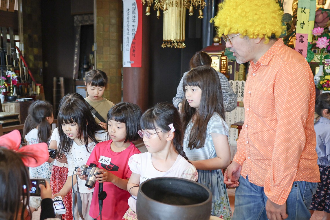 ちずカメラが撮影した「写真家　橘田龍馬さんの子供写真教室の様子」の写真