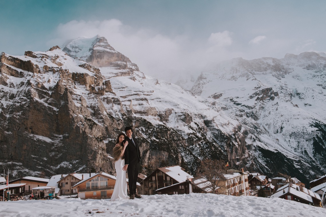 Olga Chalkiadakiが撮影した写真のアルバム「Switzerland Honeymoon Winter Photosession」