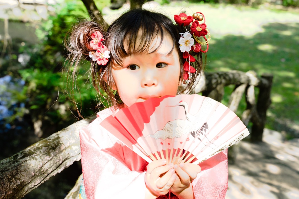 富岡 そよぎが撮影した写真のアルバム「庭園での七五三撮影」