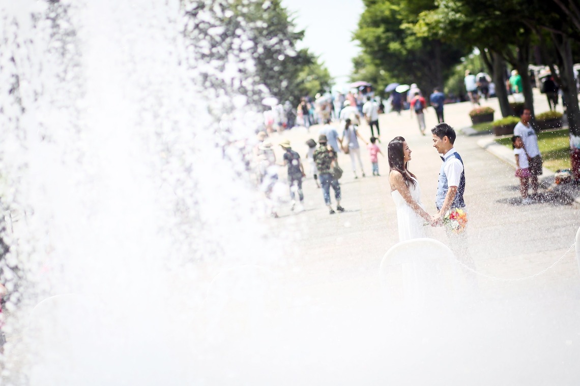 加倉井 規晃が撮影した「ロケーション・前撮り・公園・海」の写真