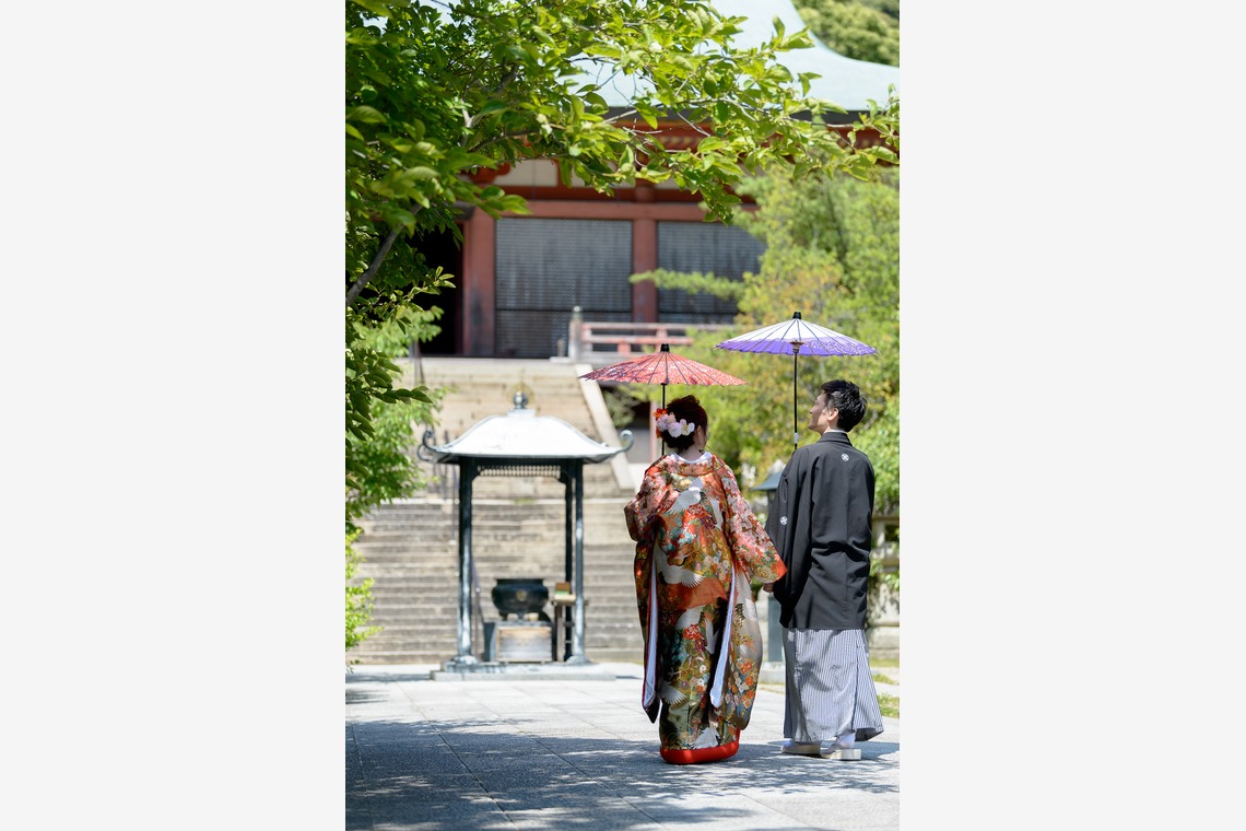 ライトハウスフォトが撮影した「和装前撮り＠神戸・大山寺」の写真