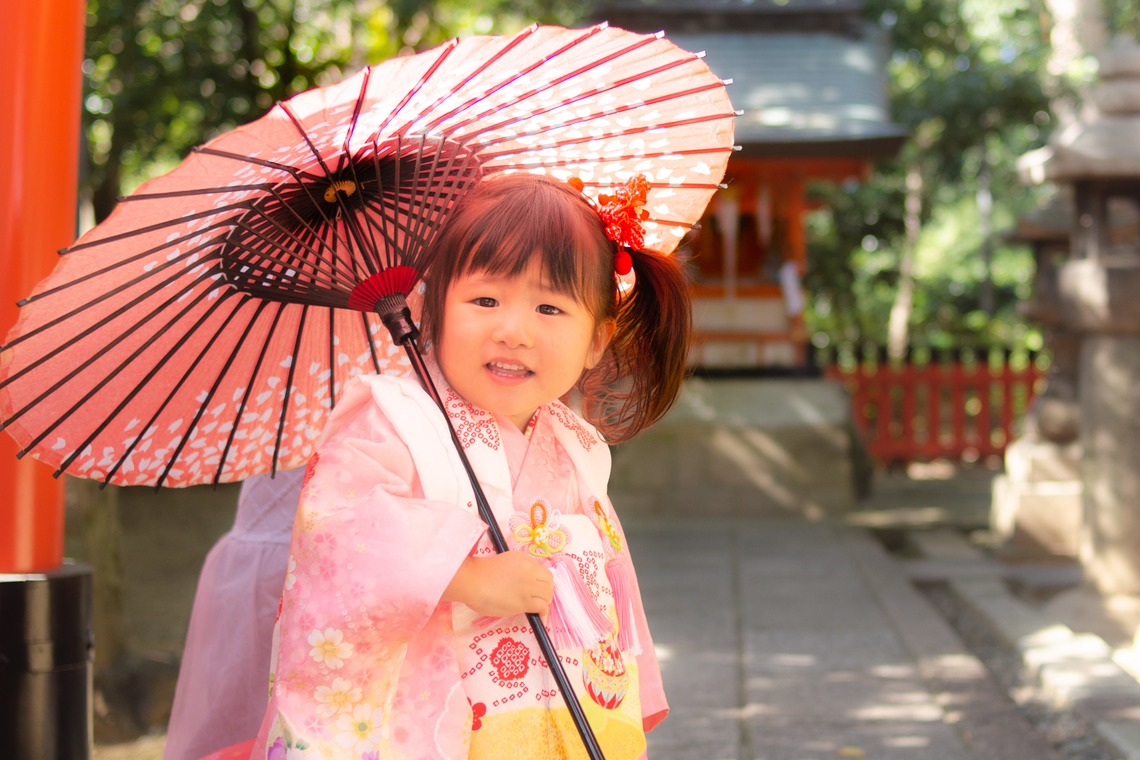 井上が撮影した写真のアルバム「七五三撮影@京都」