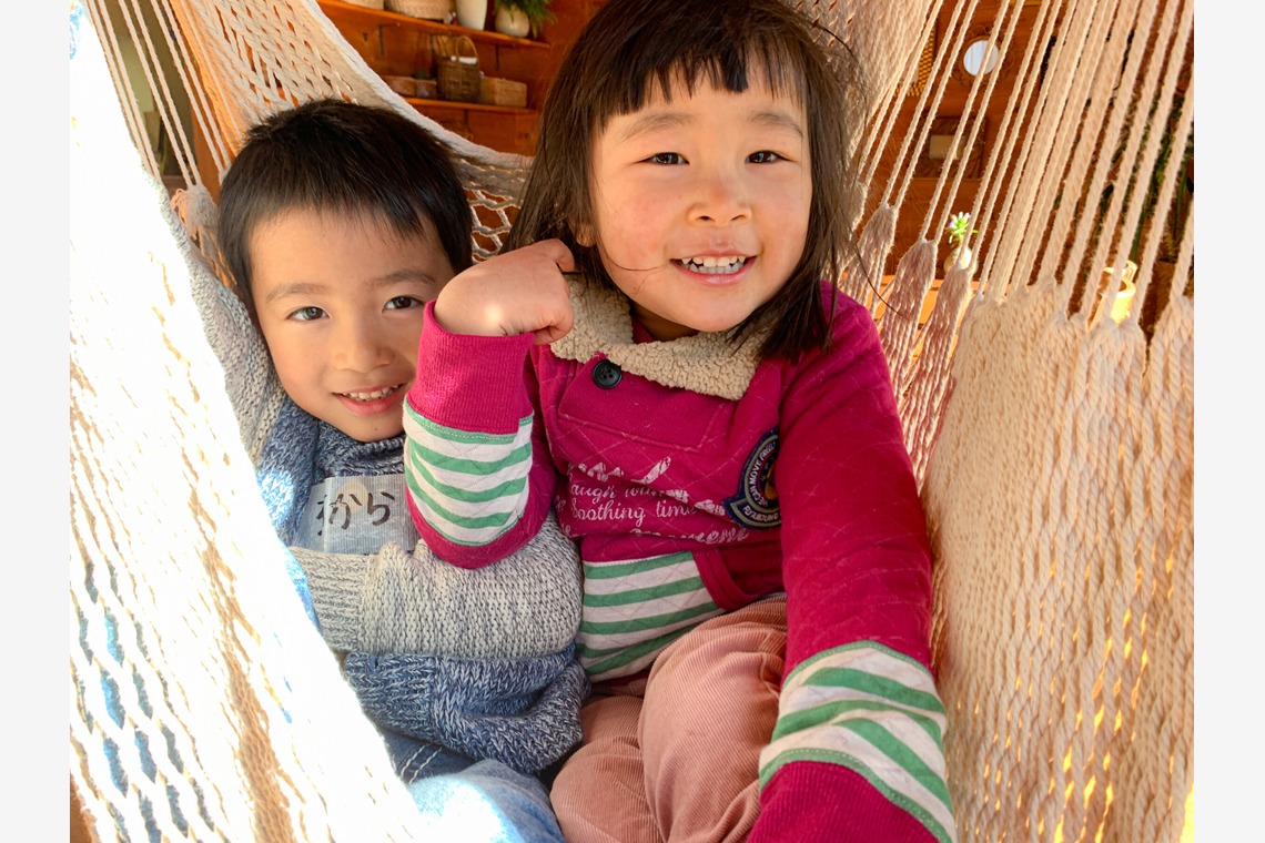 阿久津真理恵が撮影した「自然学校プログラムでの人物撮影（静岡県伊豆市）」の写真