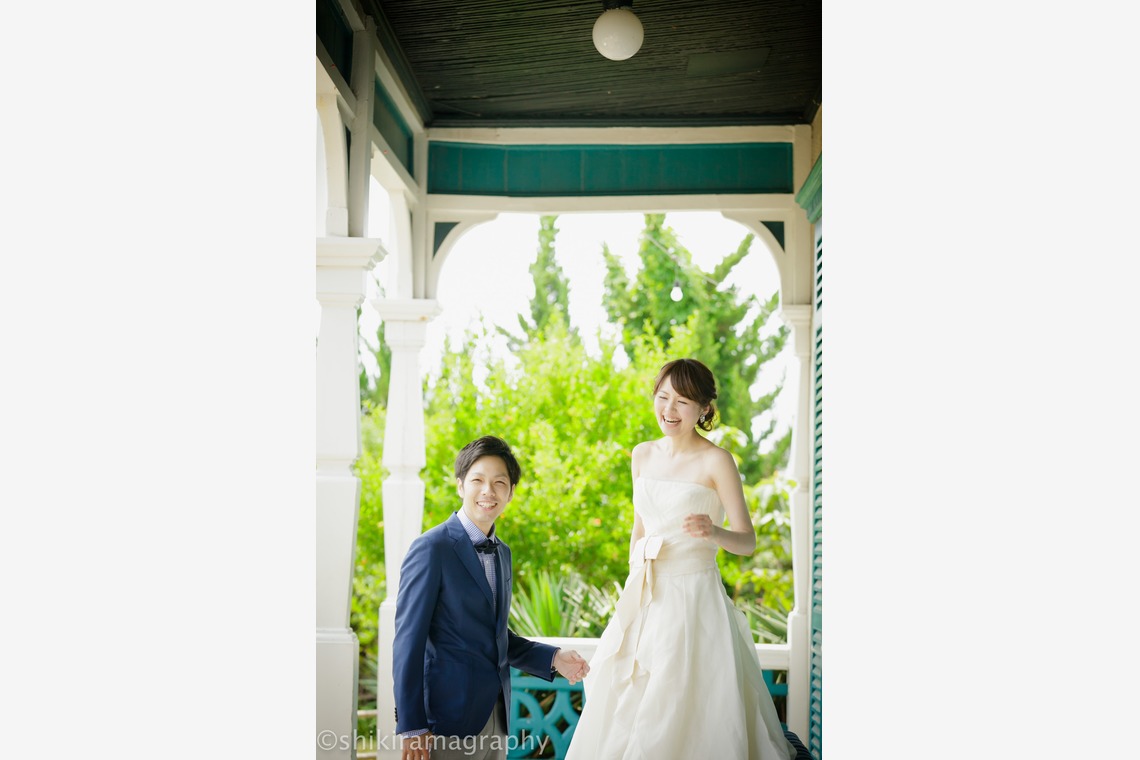 シキラマ グラフィーが撮影した「エンゲージメント・ドレス」の写真