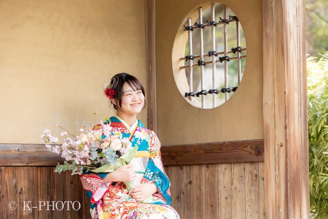 大森光太郎・K-PHOTOが出張撮影した家族写真(キッズ,ベビーフォト)などが写った「成人式撮影」の家族写真