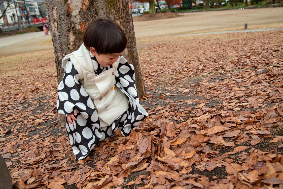 ゆのみふぉとが撮影した「七五三のお写真（人見知りの子供）」の写真