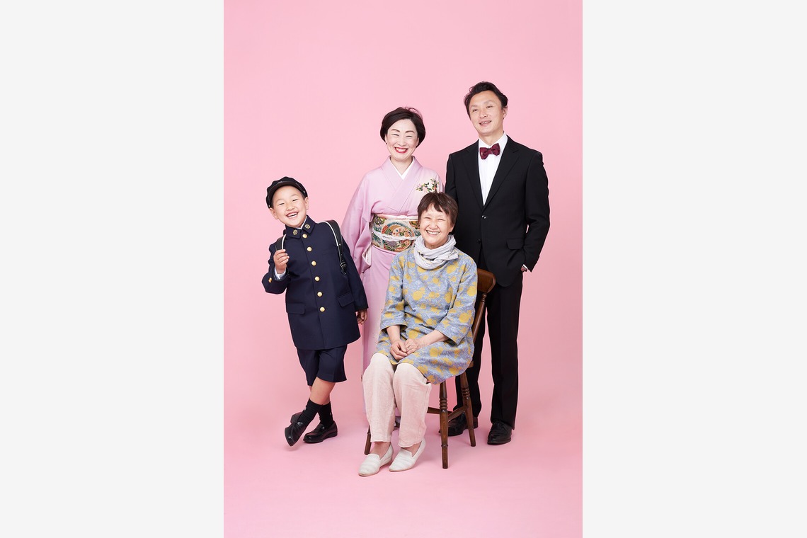 森田寫眞館が出張撮影した家族写真(キッズ,ベビーフォト)などが写った「ファミリー」の家族写真