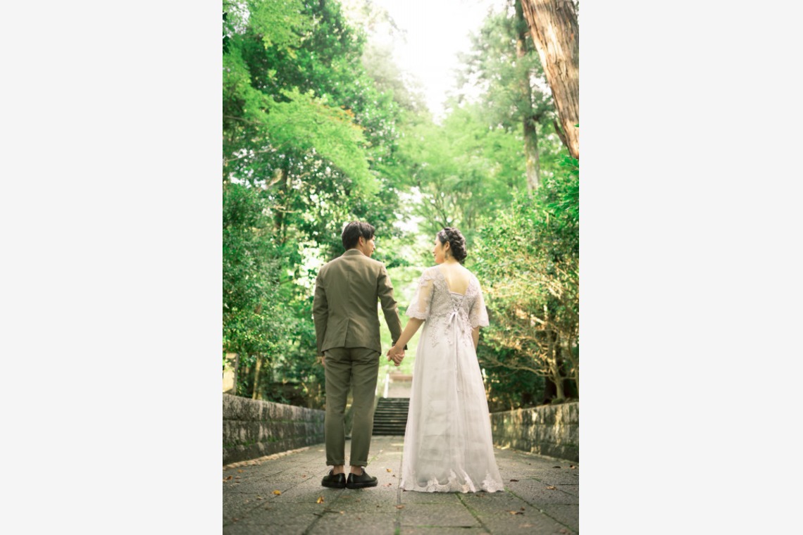 富岡 そよぎが撮影した「森でのウェディング撮影❁」の写真