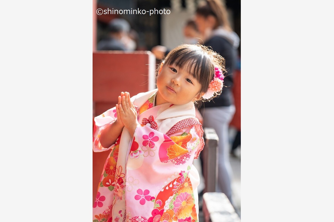 しのみんこフォトが撮影した「七五三フォト」の写真