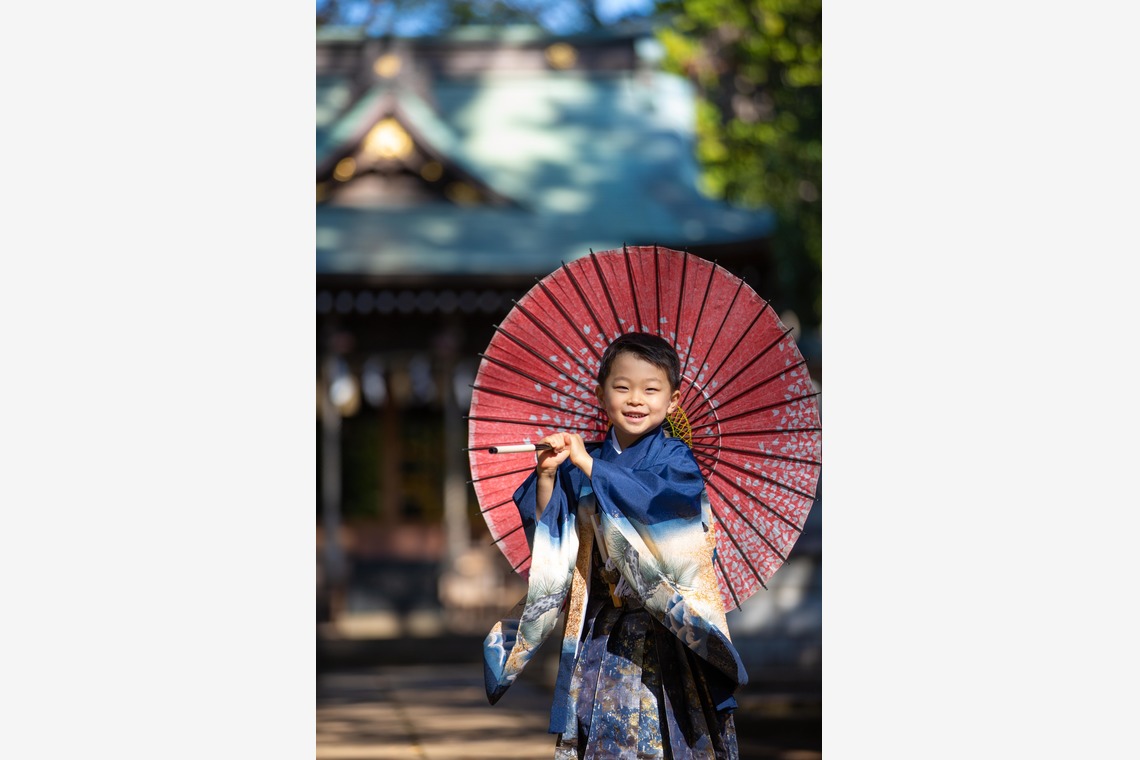 T.Matsumuraが出張撮影した家族写真(キッズ,ベビーフォト)などが写った「七五三＠八雲氷川神社」の家族写真