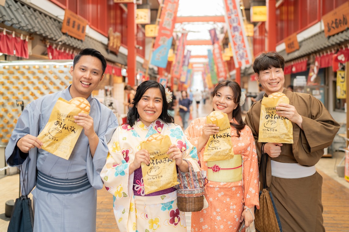 大木千帆が撮影した「着物街歩きポートレート」の写真