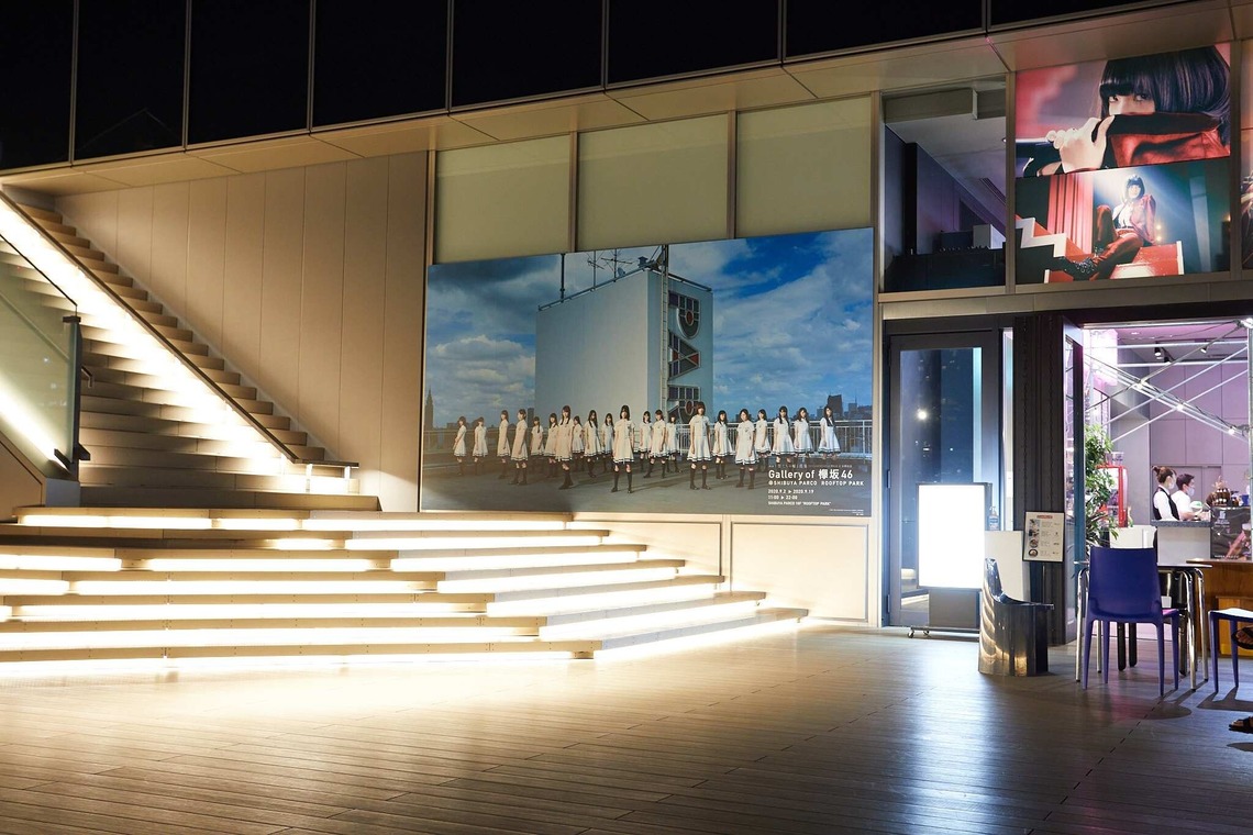 稲葉幸辰が撮影した「夜空に輝く欅坂46」の写真