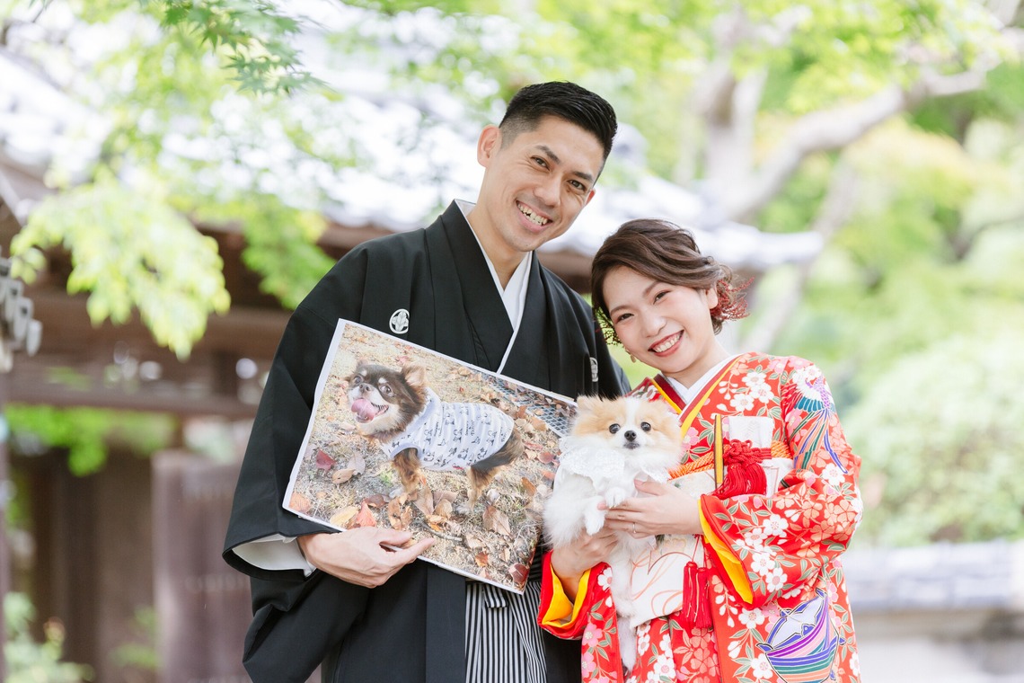 シコロハルナが撮影した「和装前撮り」の写真