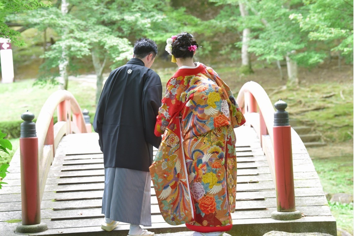 Photo of Pre Weddingphotoshoot at Nara with kimono in spring to summer taken by Kiki photo works