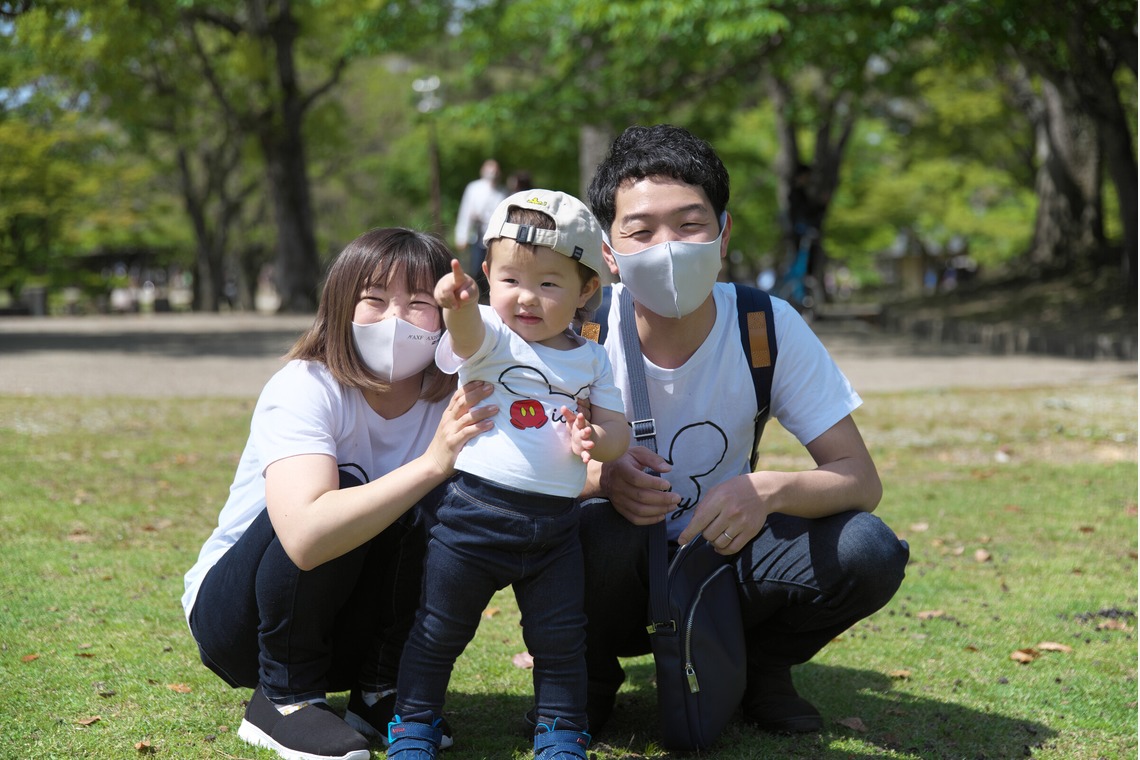 福永写真事務所が撮影した「家族写真（奈良公園）」の写真