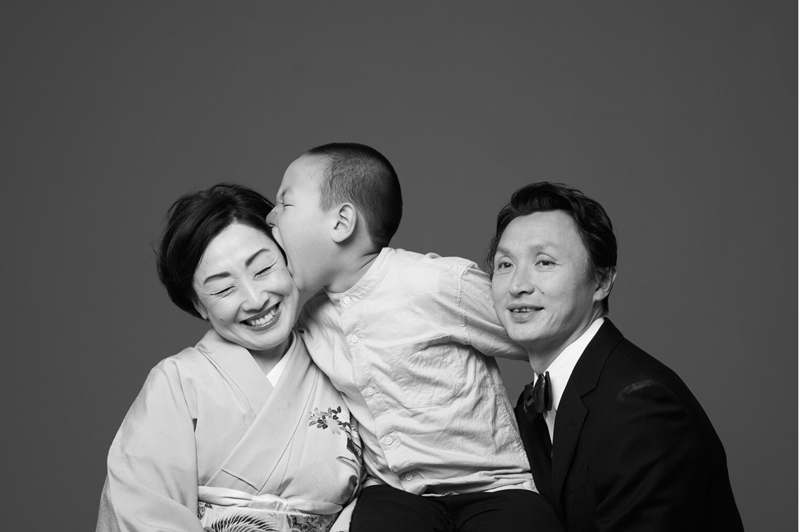 森田寫眞館が出張撮影した家族写真(キッズ,ベビーフォト)などが写った「ファミリー」の家族写真