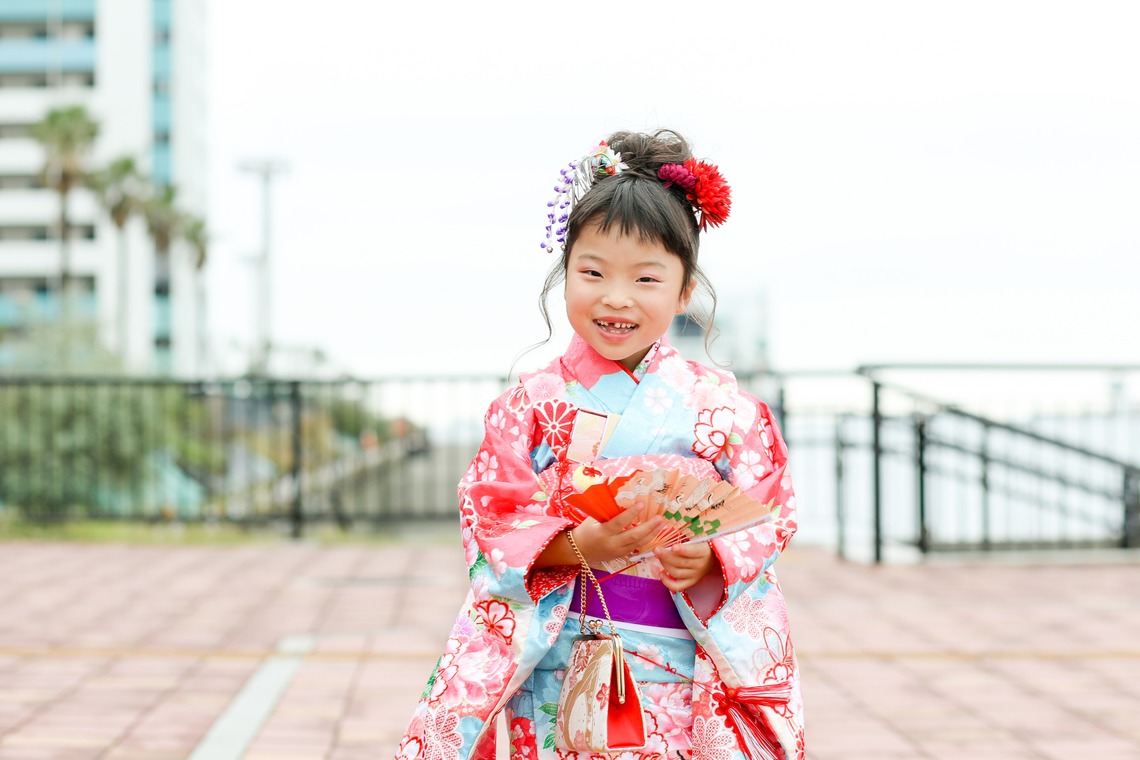 なかがわさとみが出張撮影した家族写真(キッズ,ベビーフォト)などが写った「双子ちゃん七五三＠千葉みなと」の家族写真