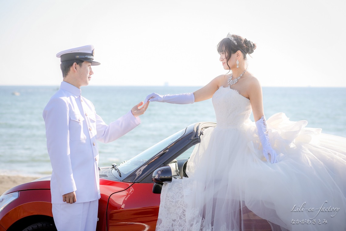 なかがわさとみが撮影した「海ロケ出張撮影」の写真