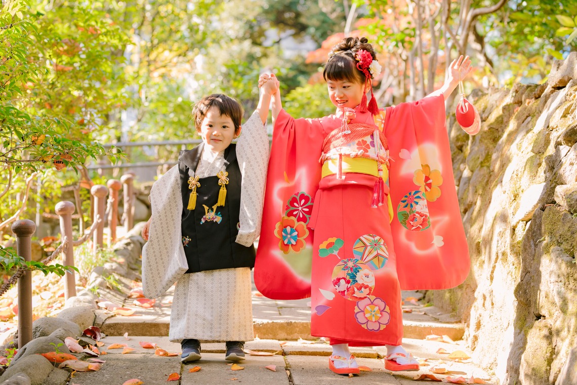 松嵜直斗が出張撮影した家族写真(キッズ,ベビーフォト)などが写った「七五三フォト」の家族写真