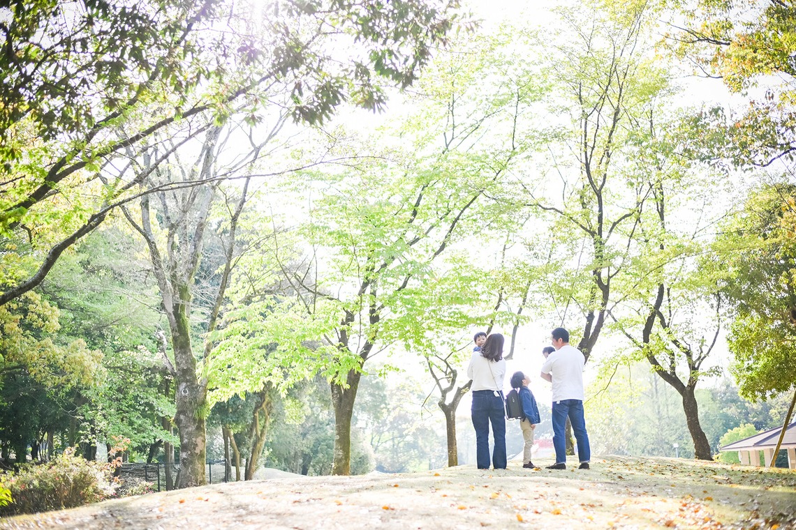 66 atelierが出張撮影した家族写真(キッズ,ベビーフォト)などが写った「記念」の家族写真