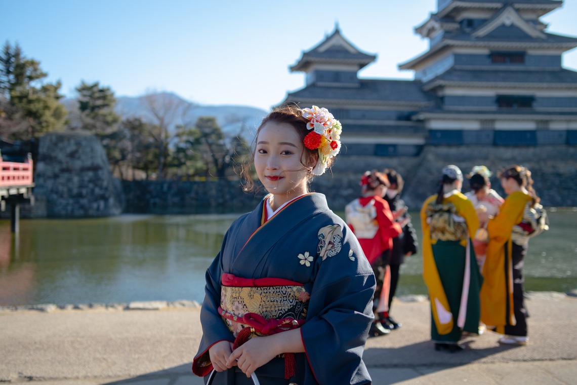ストーンキーが撮影した「松本城での成人式」の写真