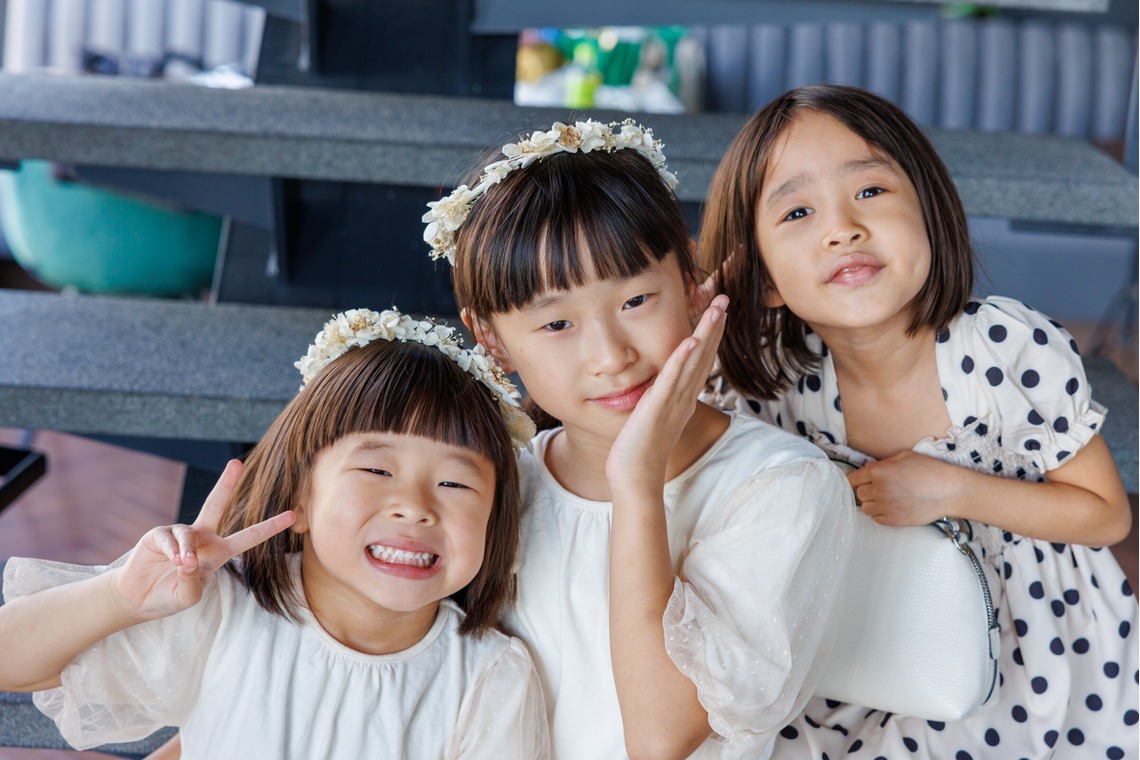 ちずカメラが出張撮影した家族写真(キッズ,ベビーフォト)などが写った「子供達」の家族写真