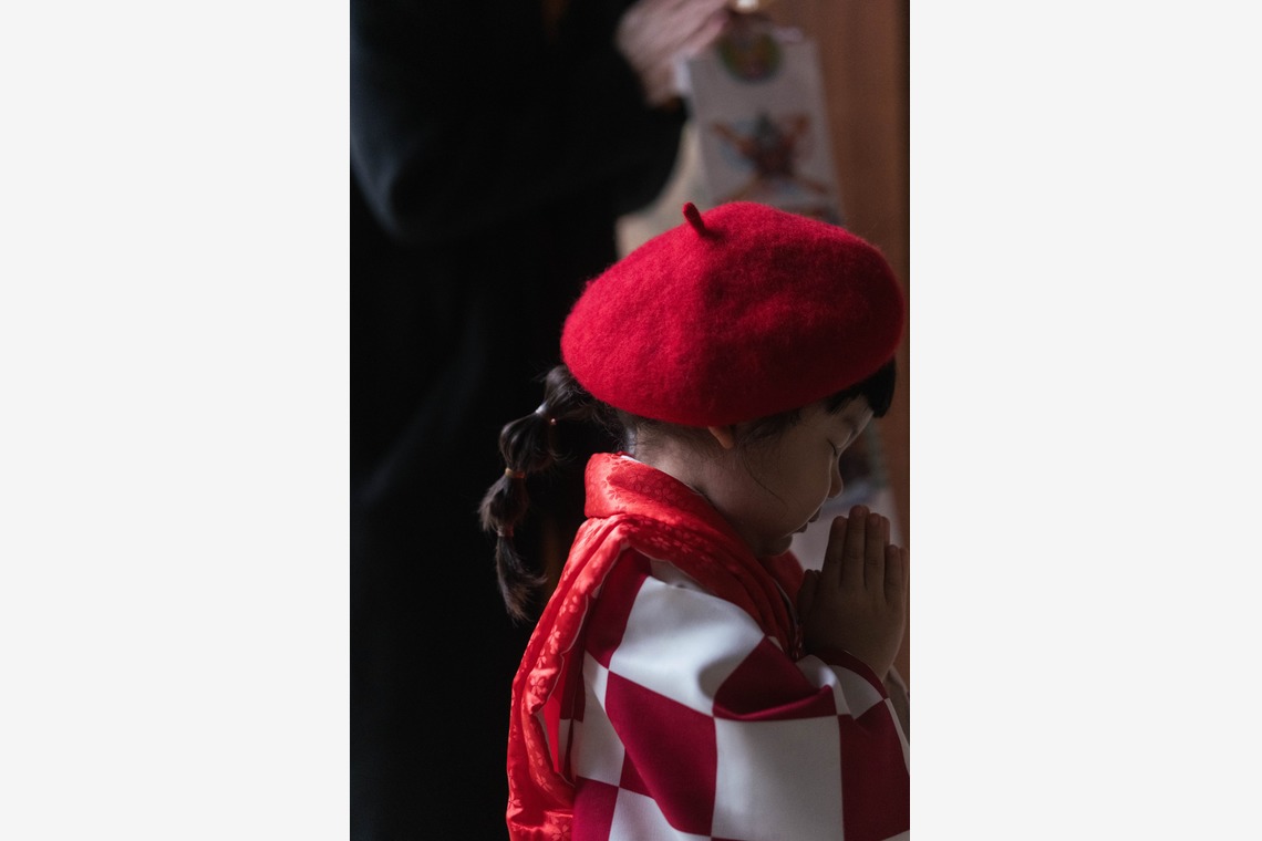 Hyggest  photographyが出張撮影した家族写真(キッズ,ベビーフォト)などが写った「七五三撮影」の家族写真