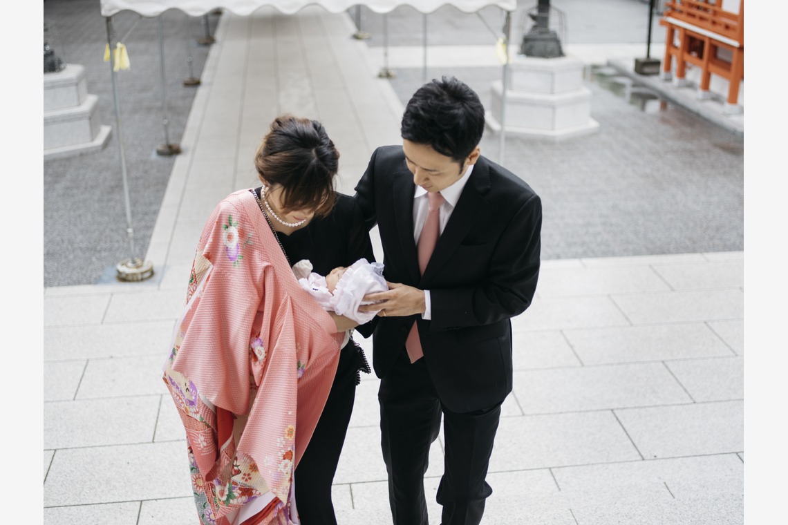 植村由理が撮影した前撮り/後撮り出張撮影のアルバム「お宮参り at 水天宮」