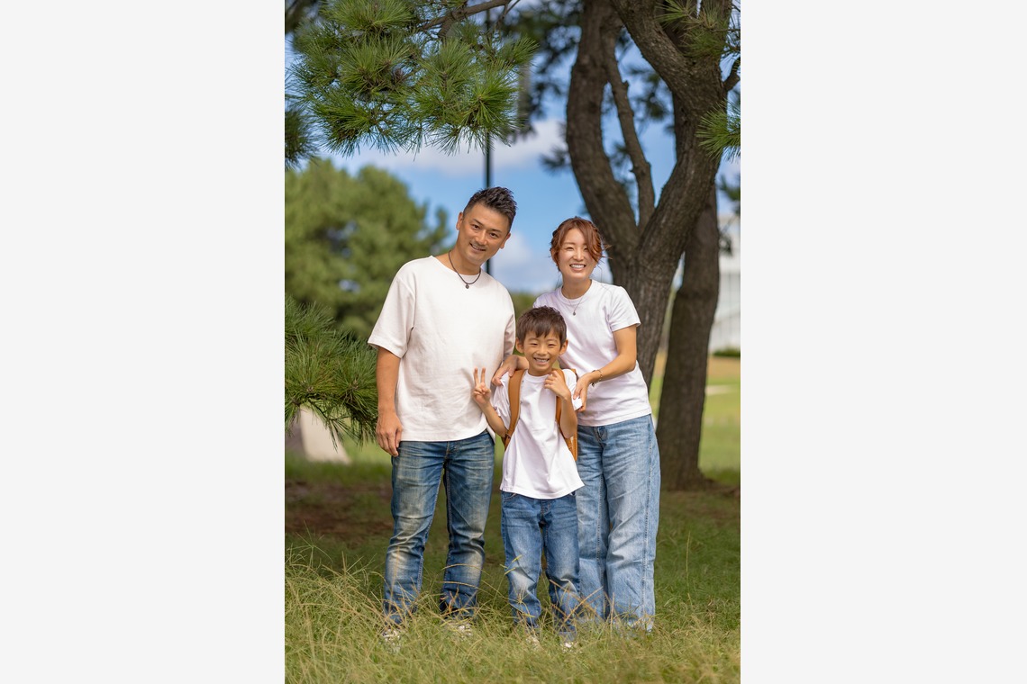 フォトスタジオENOが撮影した「家族写真」の写真