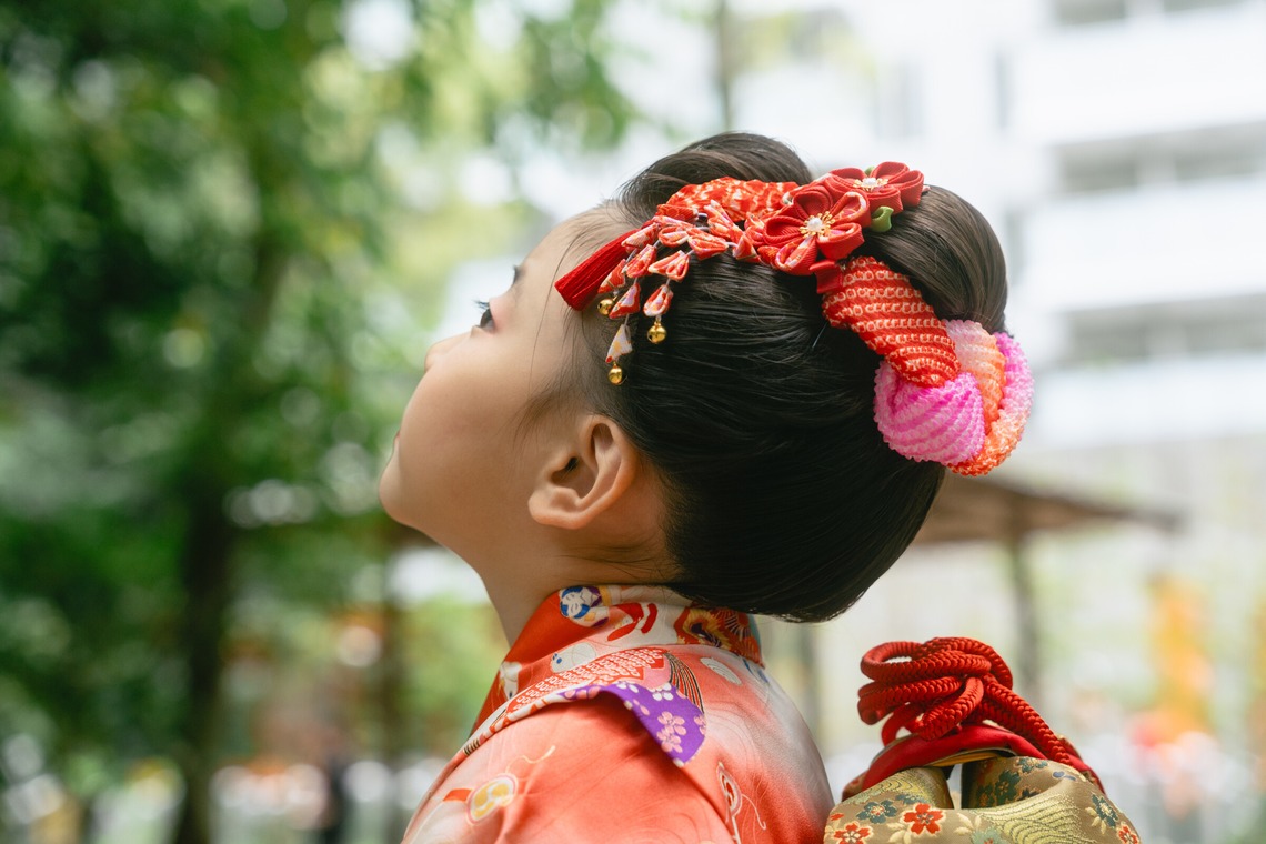 Tatsuyaが出張撮影した家族写真(キッズ,ベビーフォト)などが写った「七五三撮影（神戸 生田神社）」の家族写真