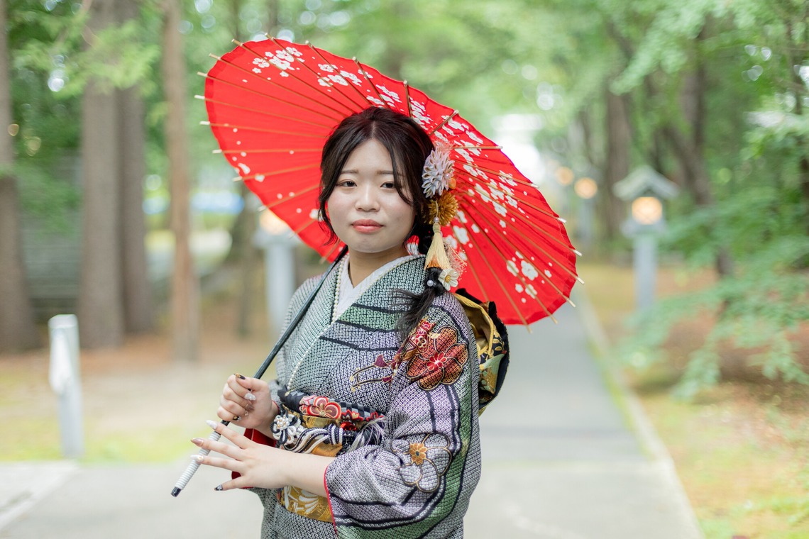 平栗玲香が撮影した成人式撮影のアルバム「成人式の前撮り」