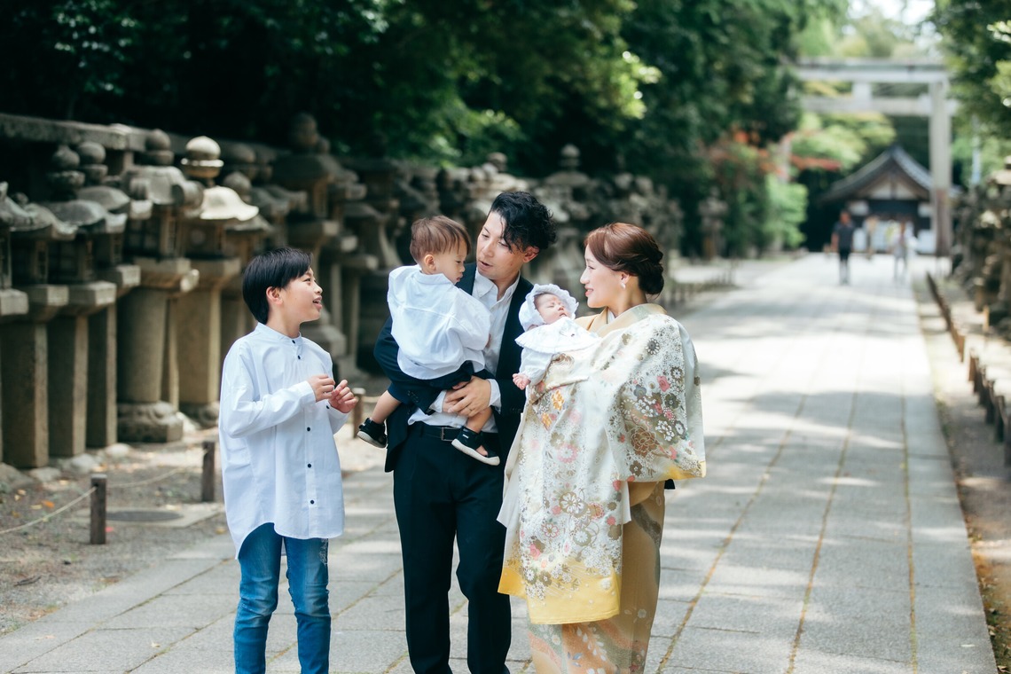 株式会社Ervaが撮影した「お宮参り撮影（石清水八幡宮）」の写真