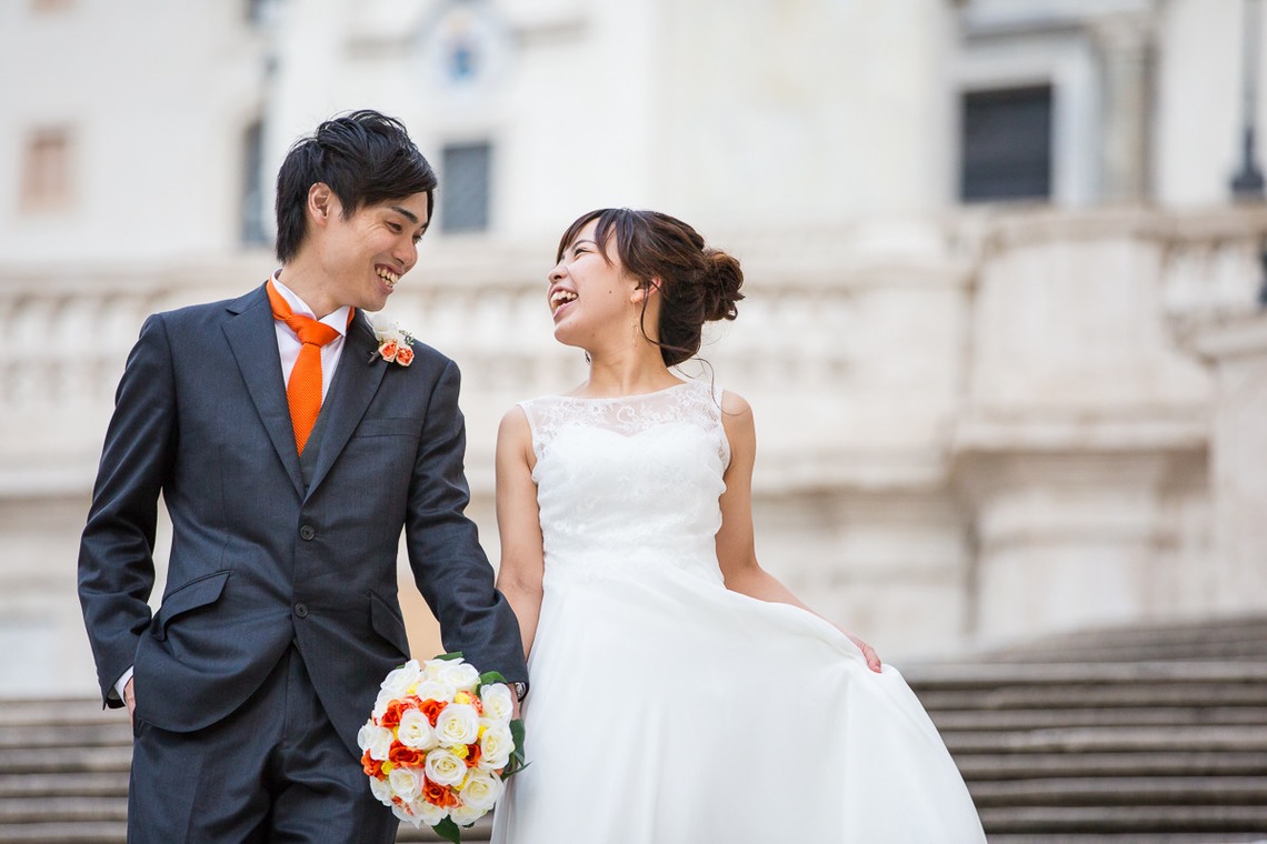 Kyoko Ide Photographyが撮影した写真のアルバム「ローマフォトウェディング- スペイン広場、トレビの泉、パンテオン、ナボーナ広場」