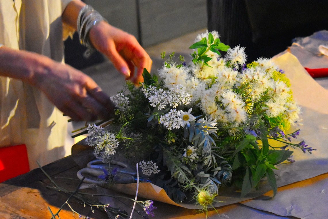 和香葉が撮影した写真のアルバム「ブーケ作りワークショップ 取材撮影」