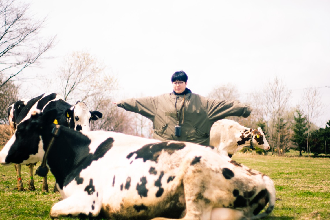 神部葵が撮影した写真のアルバム「菊地ファーム　春の初放牧公開イベント」