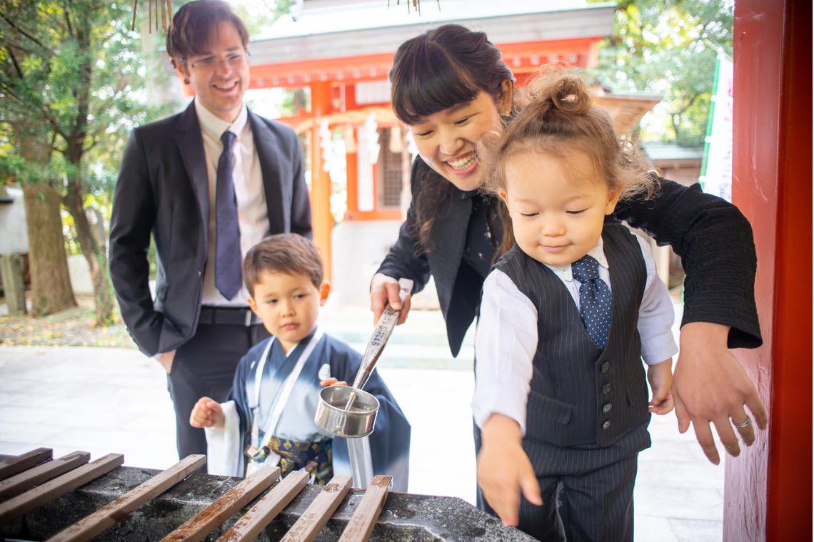 竹部 祐樹が出張撮影した家族写真(キッズ,ベビーフォト)などが写った「七五三＠佐世保[宮地嶽神社]」の家族写真