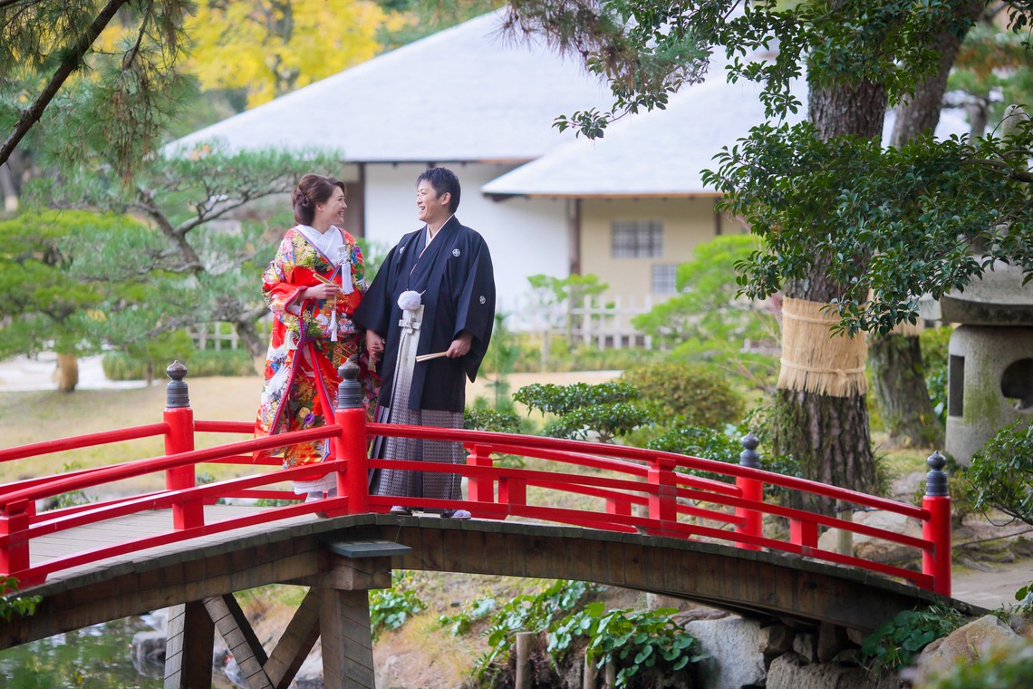 KIKIウェディングが撮影した「秋の縮景園」の写真