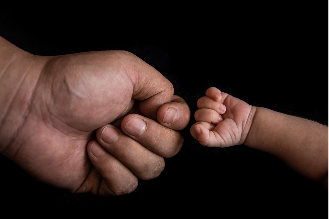 Acornが撮影した「ニューボーンフォト」の写真