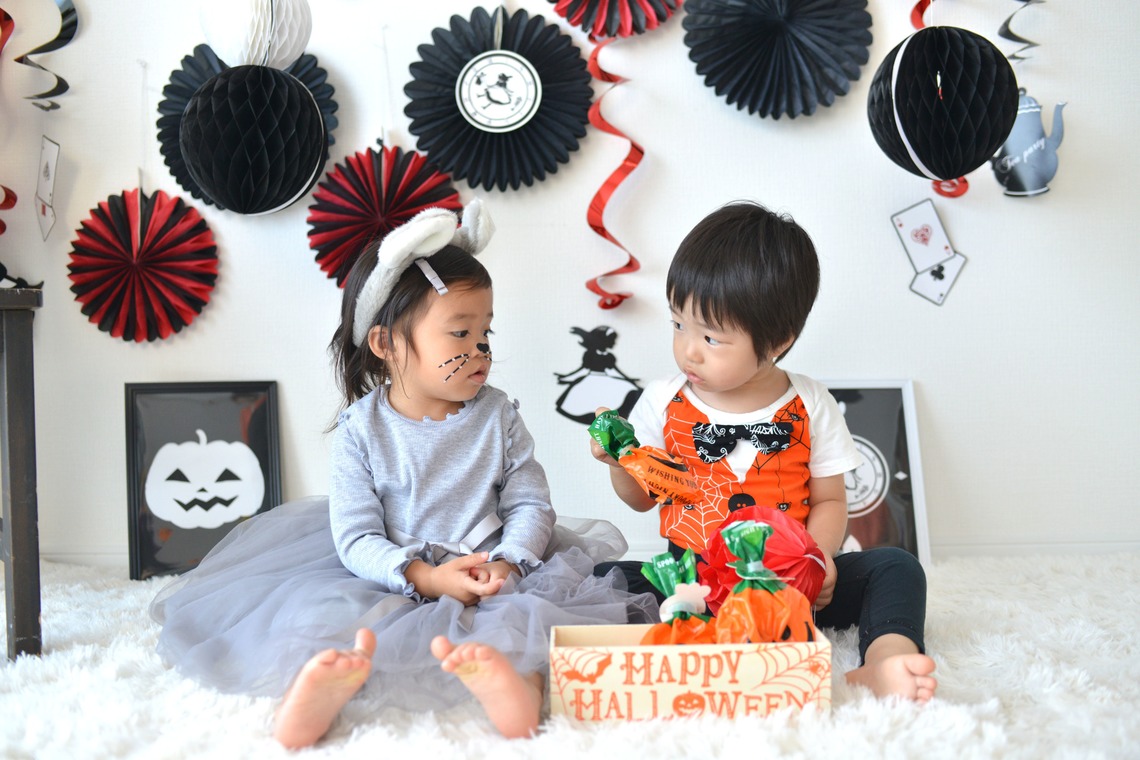 栗原美穂が出張撮影した家族写真(キッズ,ベビーフォト)などが写った「エミリィハロウィン撮影会2019（3〜6）」の家族写真