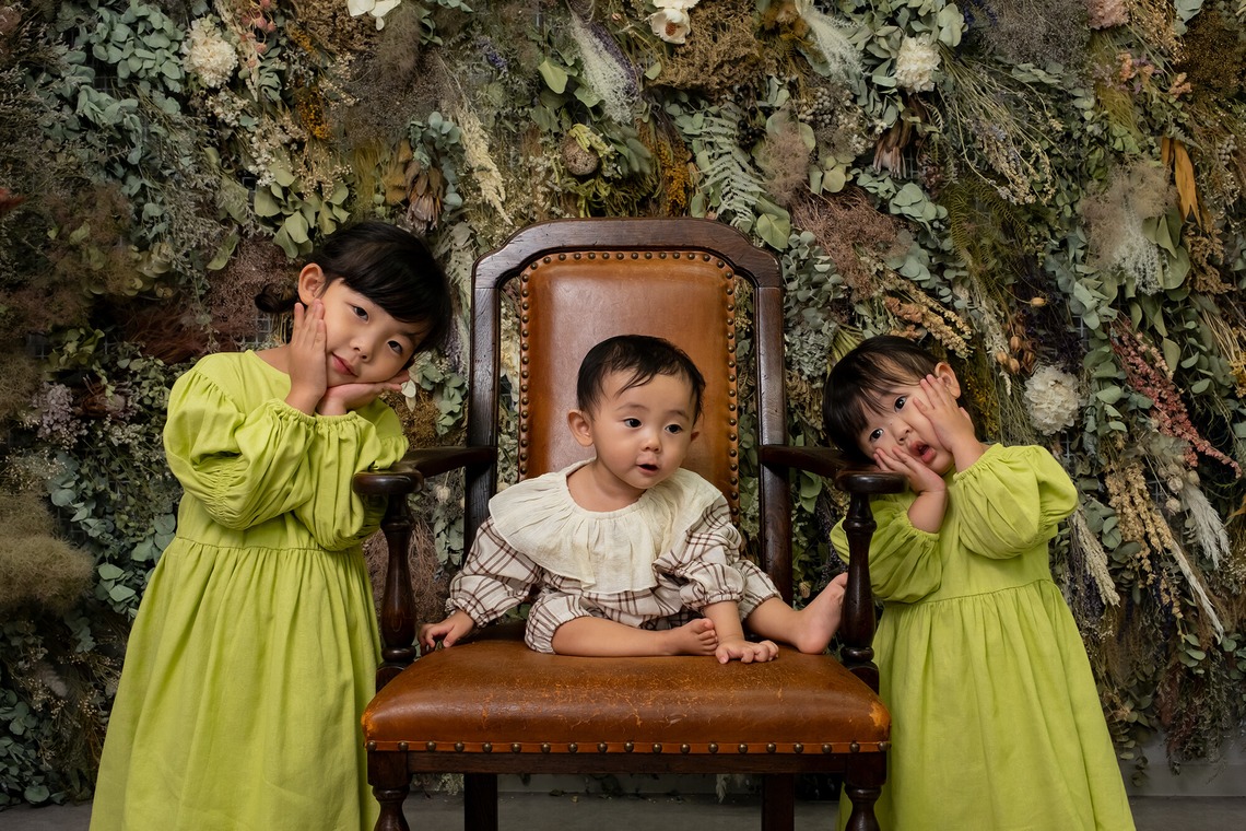 高夏写真店が撮影した「バースデーの記念写真」の写真