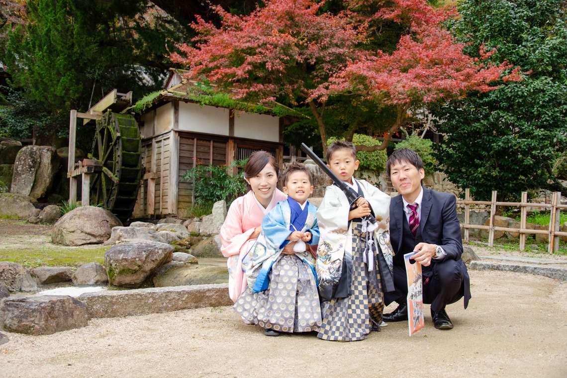 井上が撮影した「七五三撮影@岡山」の写真