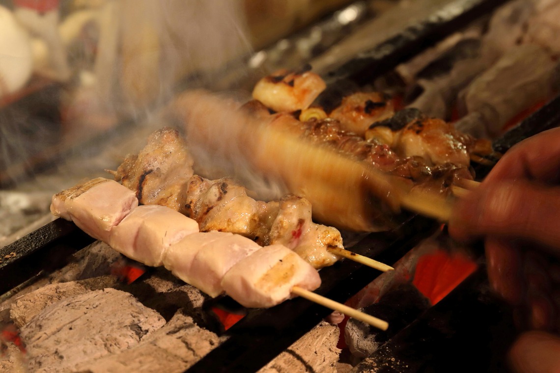 森安　照が撮影した「焼き鳥屋さん」の写真