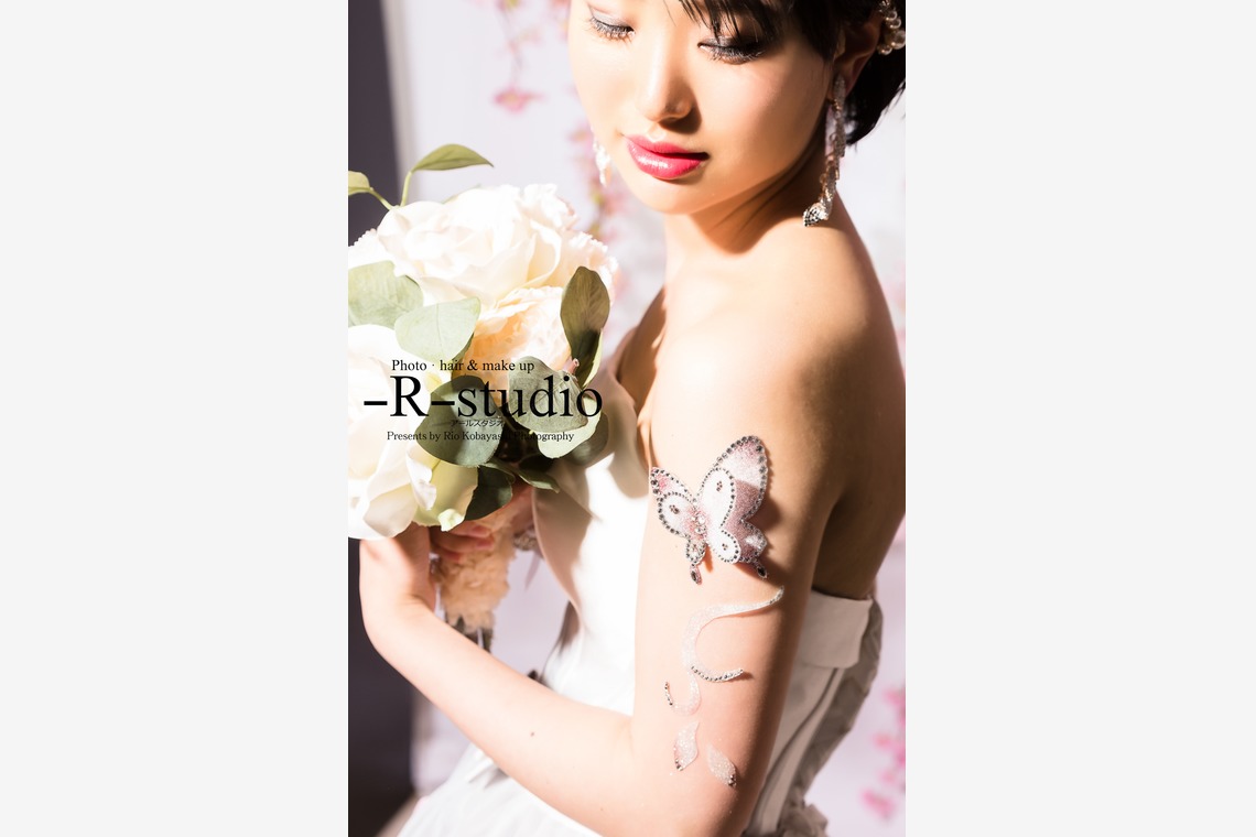 -R-studio アールスタジオが撮影した「ウェディング当日、洋和装前撮り、後撮り、エンゲージメントフォトなどすべてを含むポートフォリオです。」の写真