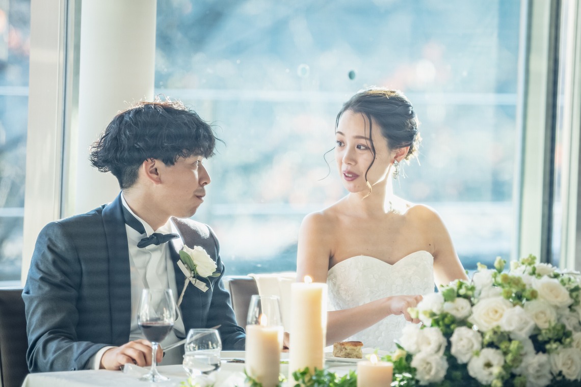 長濱崇が撮影した「ラー・エ・ミクニ　レストランウェディング」の写真